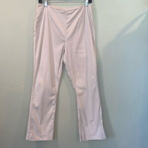 Boston Proper Flat Waist Side Zip Khaki Dress Pants Women’s Size 12 Short Petite